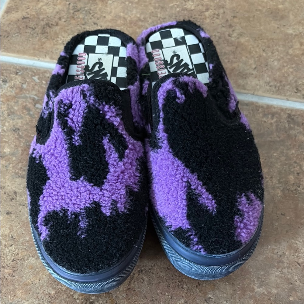 Vans Ireneisgood Purple and Black Slip-On Shoes